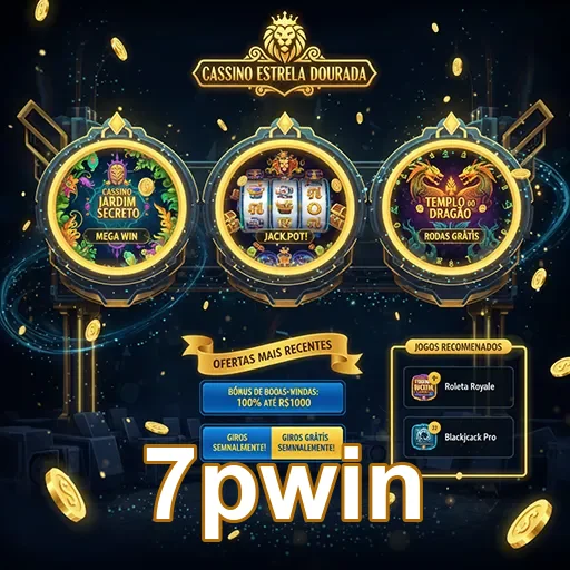Imagem do cassino Estrela Dourada no site 7pwin, com brilho e glamour das apostas.