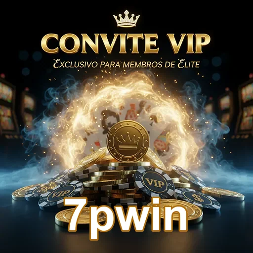 Convite VIP Elite da 7pwin, exclusivo e elegante para eventos especiais.