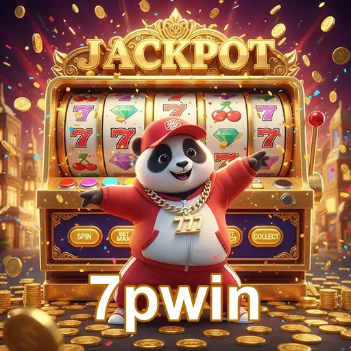 Imagem de uma máquina de slots Jackpot do 7pwin com símbolos vibrantes e emocionantes.